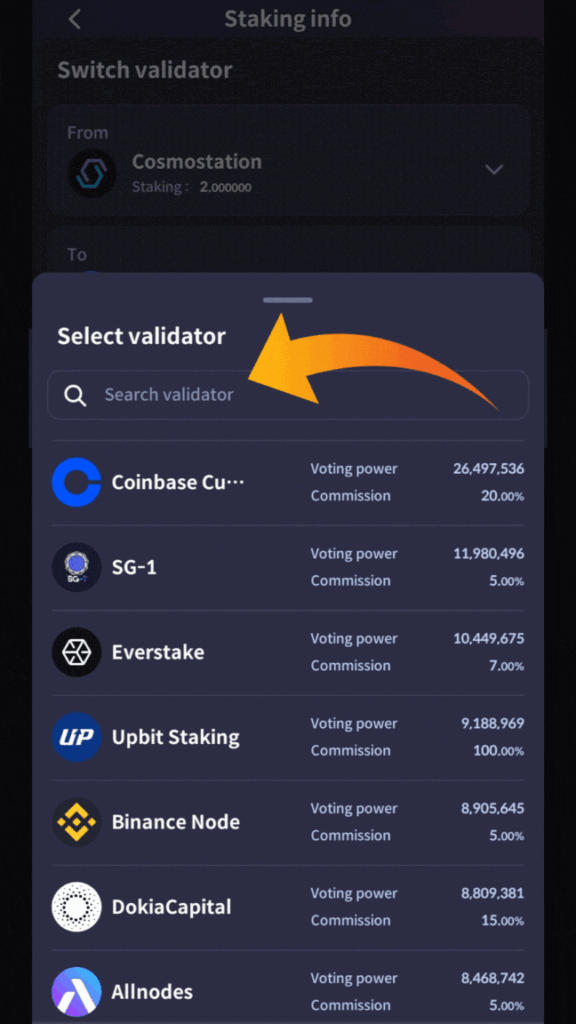 Cosmos ATOM, Cosmos ecosystem, Interchain, how to choose a validator, best practices for nominating, how do I know which validator to choose, how to choose a crypto validator, how do you choose a validator for Cosmos, how do you select a validator for staking, how to choose the right validator, guide to picking a validator, choosing a validator, how to select a validator, how to choose the right validator, how to pick a validator, which validator should I choose, which validator should I stake with, how to choose Cosmos validators, how to switch validators, how to choose Cosmos validators, how to choose ATOM validators, stake with inactive validator, redelegate ATOM, Cosmostation staking guide, Cosmostation staking tutorial, stake using Cosmostation, stake with Cosmostation, Atlas Staking